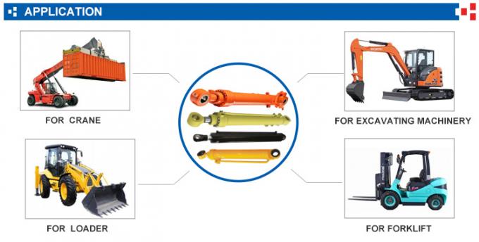 کیفیت بالا PC220-7 حفاری هیدرولیک بازو سیلندر 707-13-14550 5