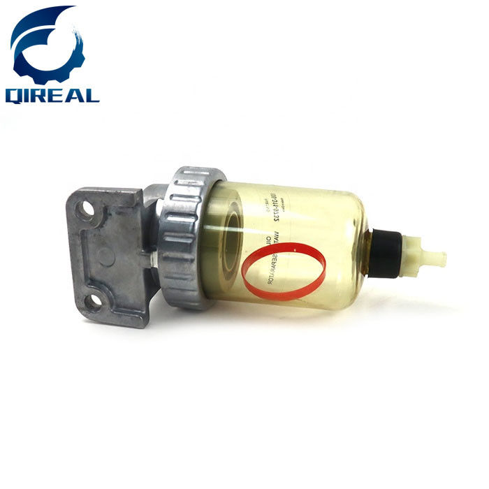 Excavator Parts For PC200-8 PC220-8 PC240-8 Oil Water Separator Filter 600-311-9732 Filter paper, Poly urethane, rubber,